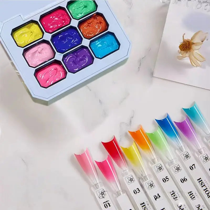 Gradient Gel Nail Polish
