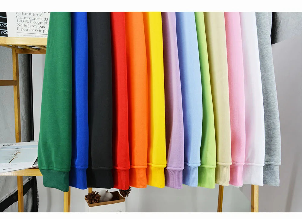Korean Girls Band KATSEYE X Toca Boca Hoodies Long Sleeve Winter Fleece Hooded Sweatshirt Casual Unisex Streetwear Women Clothes