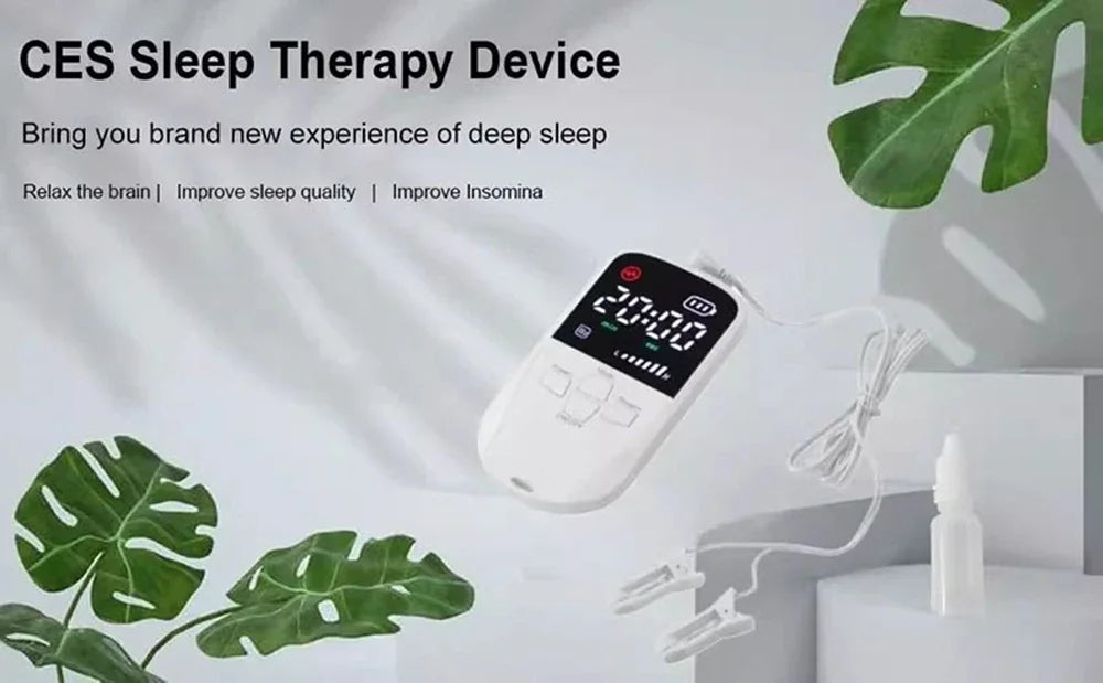 CES Vagus Nerve Stimulation Clip Ear Sleep Aid Device Relieve Insomnia Sleep Anxiety Depression Reliever Promote Fast Sleep Deep