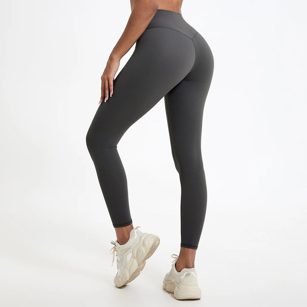 Hearuisavy Summer Super Soft Fabrics High Waist Leggings Gym Yoga Pants Running Workout Tights Push Up Sports Leggings Women