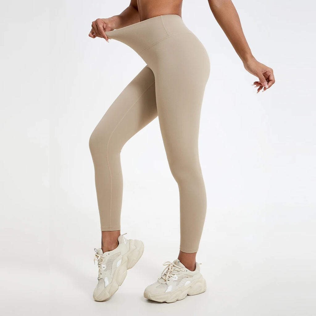 Hearuisavy Summer Super Soft Fabrics High Waist Leggings Gym Yoga Pants Running Workout Tights Push Up Sports Leggings Women