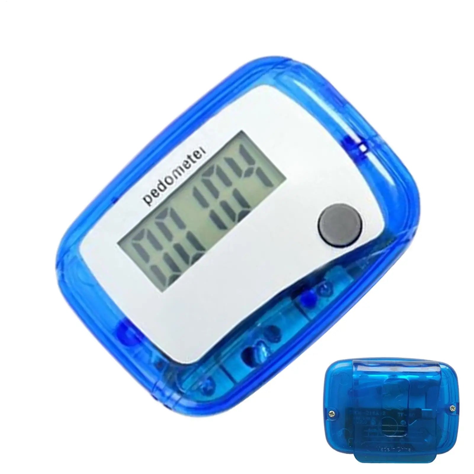 Portable 3D Pedometer Step Counter for Seniors LCD Digital Fitness Walk Meter for Sports Running Training Hiking & Backpacking