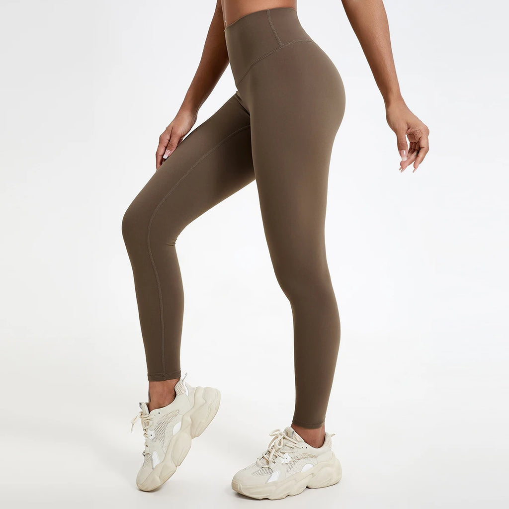 Hearuisavy Summer Super Soft Fabrics High Waist Leggings Gym Yoga Pants Running Workout Tights Push Up Sports Leggings Women