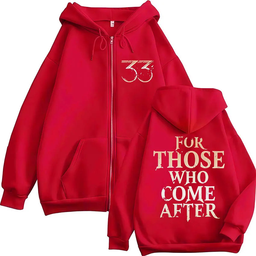 Game Esquie Clair Obscur Expedition 33 Jacket Hoody Unisex Vintage Oversized Zip Up Sweatshirt High Quality Fleece Zipper Hoodie