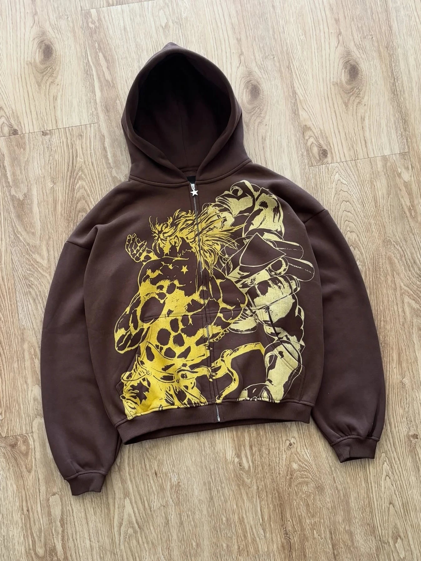Hiphop Japanese Za Warudo JOJO Hoodies Harajuku Oversized Mens Womens Zipper Hoodie Hip Hop Y2k Stands Couples Street Sweatshirt