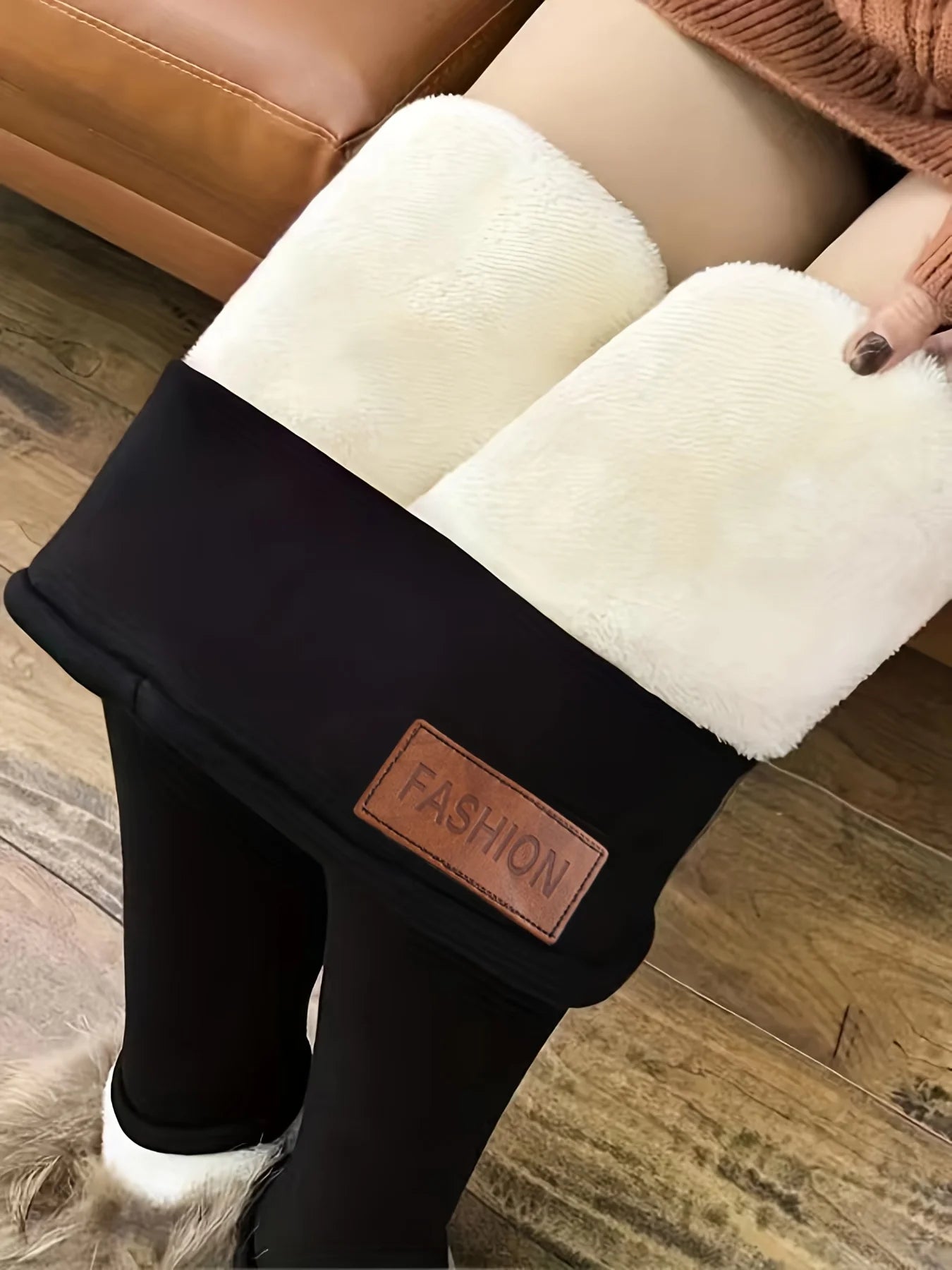 Thermal Leggings Women Winter Warm High Waist Simplicity Warm Pants Fashion Black Elasticity Autumn Velvet Comfortable Leggins