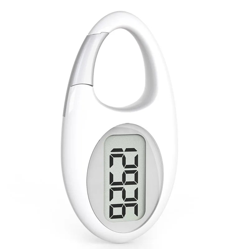 FITCENT Mini Digital Pedometer 3D Sensor Step Counter With Lanyard For Outdoor Sports Running Kids Men Women Walking Tracker