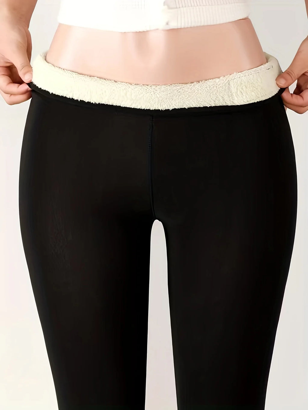 Thermal Leggings Women Winter Warm High Waist Simplicity Warm Pants Fashion Black Elasticity Autumn Velvet Comfortable Leggins