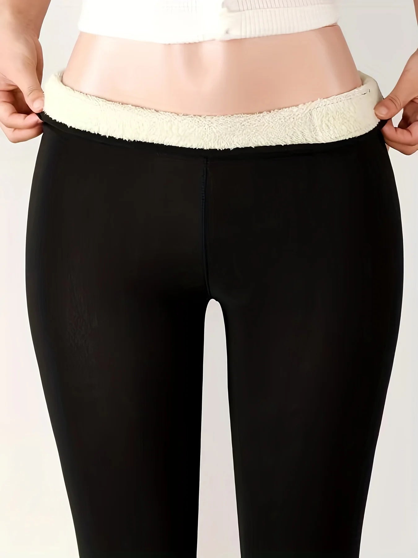 Thermal Leggings Women Winter Warm High Waist Simplicity Warm Pants Fashion Black Elasticity Autumn Velvet Comfortable Leggins