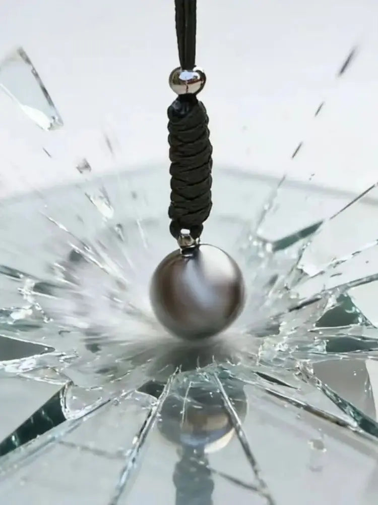 Ball Pendant Self Defense Gadgets Personal Security Protection Tool Supplies For Women Men Stainless Steel