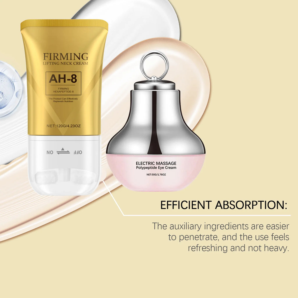 Face Firm Care Kit Tighten Eye Skin Improve Neck Firmness Relieve Skins Fatigue Brighten Tone Nourish Face Shaping Contour Kit