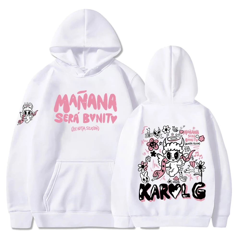 Hoodie Hiphop Streetwear Manana Sera Bonito Sweatshirts Men Woman Casual Long Sleeve Harajuku Oversized Pullover
