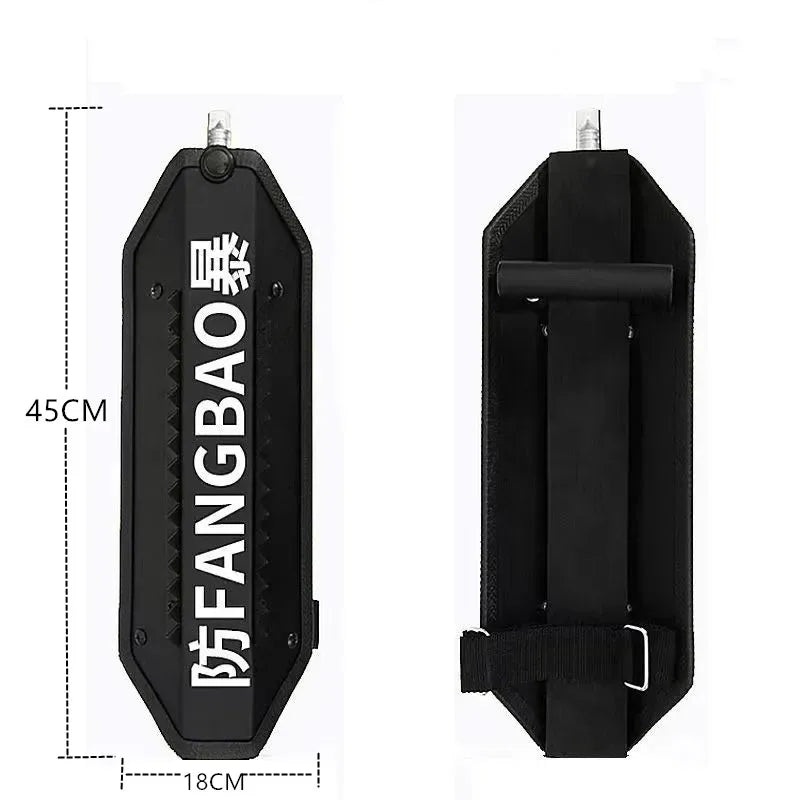 Riot Shield Self Defense Personal Security Protection Equipment Supplies Men Women Universal Aluminum Alloy Lightweight Durable