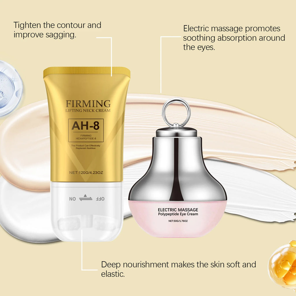Face Firm Care Kit Tighten Eye Skin Improve Neck Firmness Relieve Skins Fatigue Brighten Tone Nourish Face Shaping Contour Kit