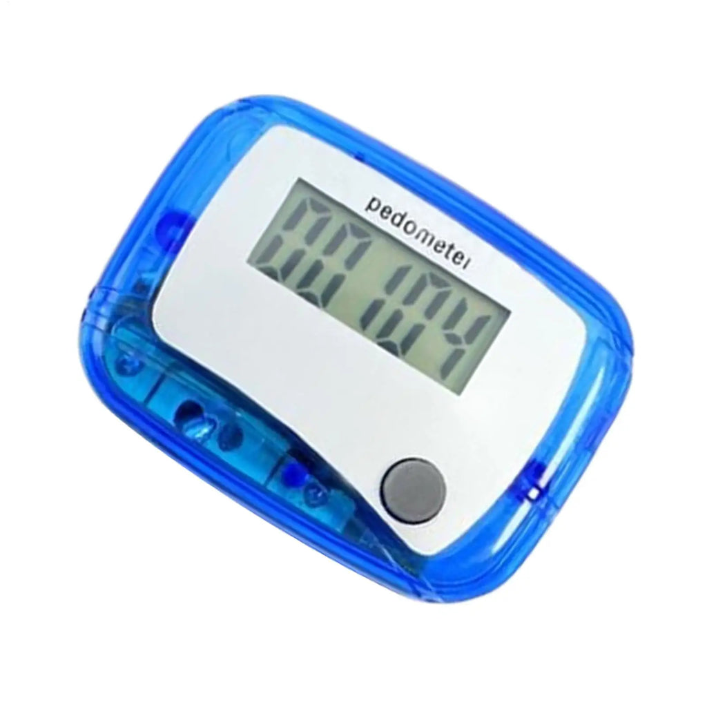 Portable 3D Pedometer Step Counter for Seniors LCD Digital Fitness Walk Meter for Sports Running Training Hiking & Backpacking